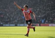 SOUTHAMPTON, ENGLAND - JANUARY 22:  James Ward-Prowse of Southampton celebrates scoring the opening goal during the Premier League match between Southampton and Leicester City at St Mary's Stadium on January 22, 2017 in Southampton, England.  (Photo by Mike Hewitt/Getty Images)